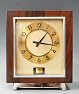 Atmos clock,  rosewood and chrome, Jaeger LeCoultre ca. 1942.